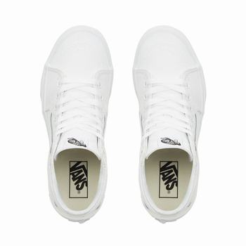 Damske Tenisky Na Platforme Vans Sk8-Hi Platform 2.0 Biele VA04NKGFM